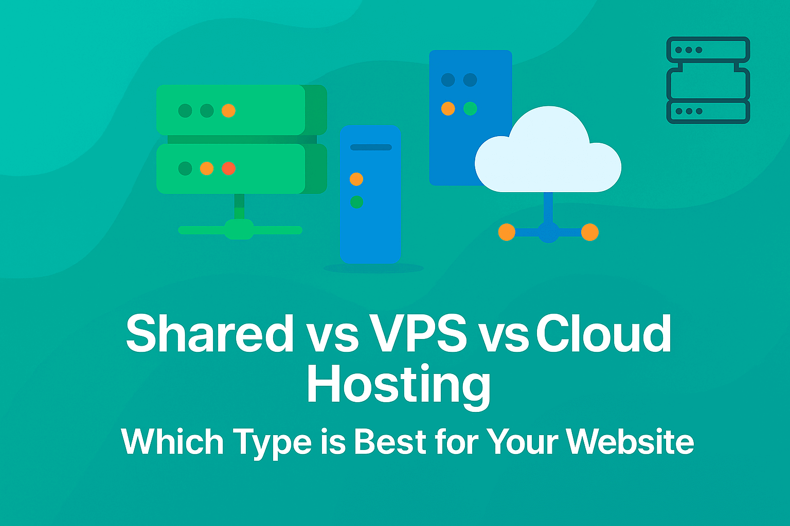 Shared vs VPS vs Cloud Hosting: Which is Right for You?